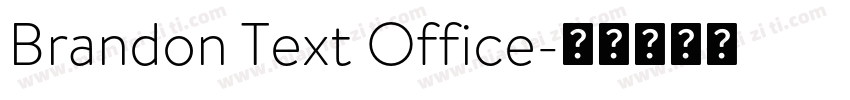 Brandon Text Office字体转换